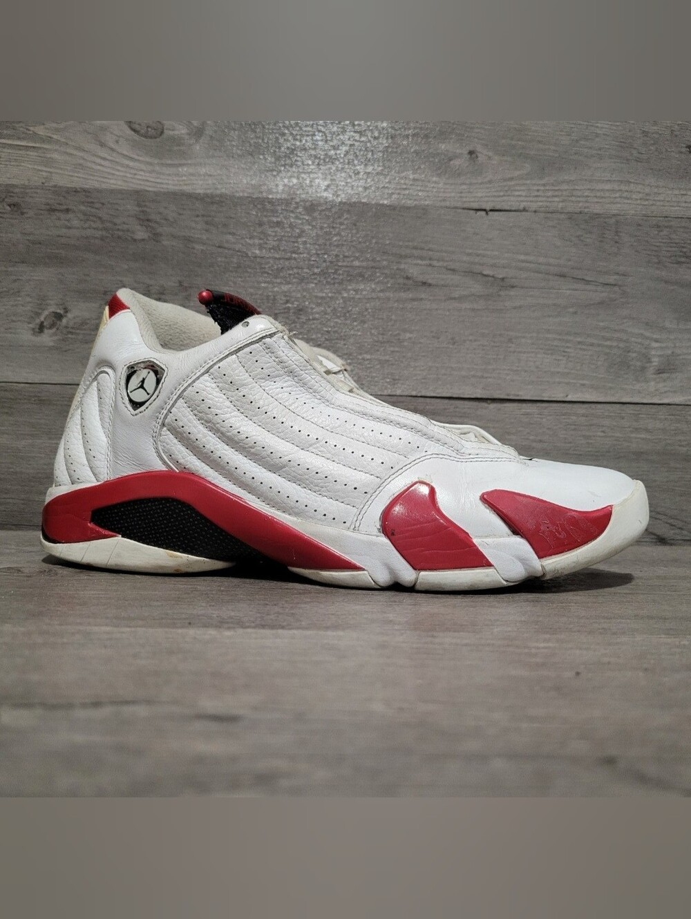 Air Jordan 14 Retro Mens 11.5 Candy Cane 2012 Red White 487471-101